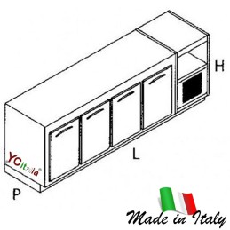 Cella bar statica profondità 670|Celle da incasso