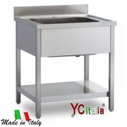 Lavello inox aperto