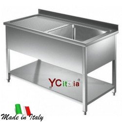 Lavello inox 600 una vasca...