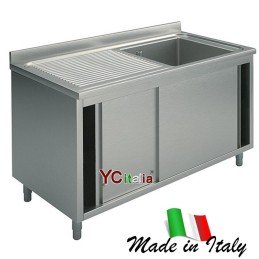 Lavello inox armadiato con gocciolatoio 700643,00 €643,00 €Lavelli armadiati inoxF.A.R.H. Snc Di Bottacin Antonio & C