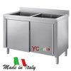 Lavello inox armadiato 2 vasche 600605,00 €605,00 €Lavelli armadiati inoxF.A.R.H. Snc Di Bottacin Antonio & C