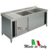 Lavello inox armadiato 700 due vasche e sgocciolatoio791,00 €791,00 €Lavelli armadiati inoxF.A.R.H. Snc Di Bottacin Antonio & C