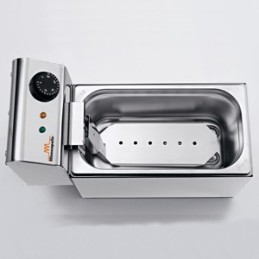 Friggitrice elettrica da banco 12 lt|Friggitrici snack professionale da banco una vasca profondita 600