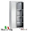 Armadio inox con 2 porte a battenti