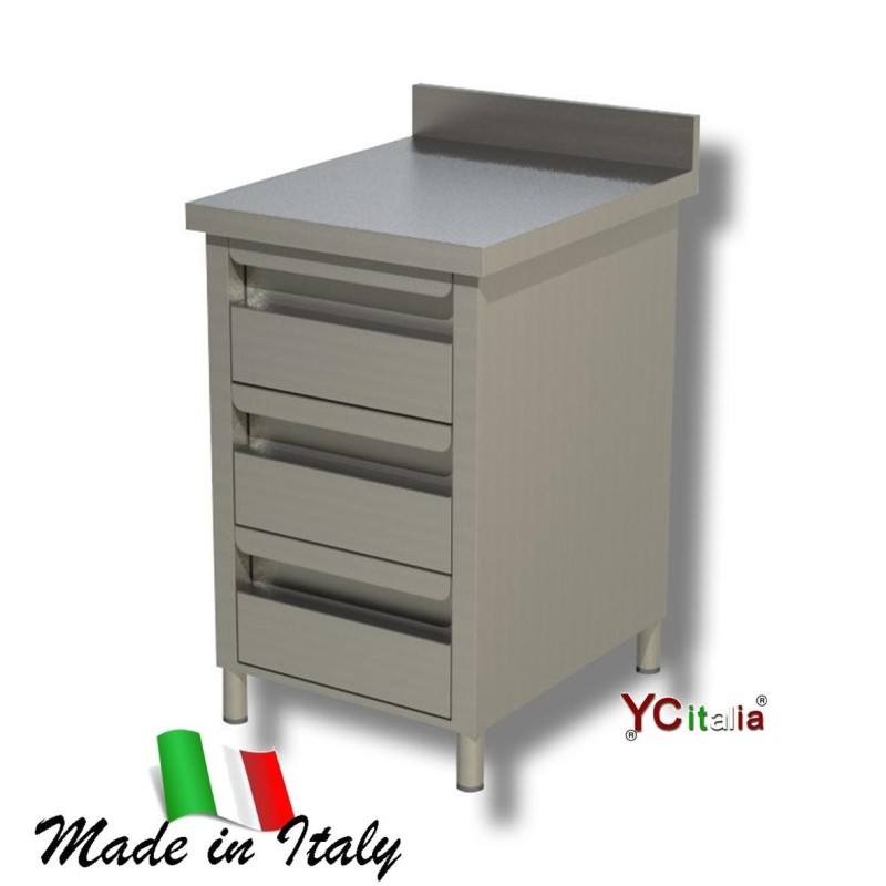 472,00 €F.A.R.H. Snc Di Bottacin Antonio & CDessiner avec rack 500x700x850 h3 tiroirs avec rack