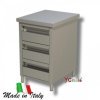Cassettiera con piano liscio 500x700x850 h|Cassettiera 3 cassetti
