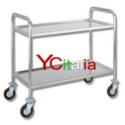 Carrello in acciaio per sbarazzo