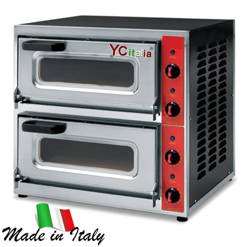 Forno pizza 1+1 elettrico 555x460x535|Forni elettrici Ø 30