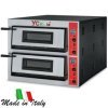 Forno pizza 6+6 elettrico mm 900x1020x750