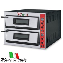 Forno pizza 6+6 elettrico cm 1010x1210x750