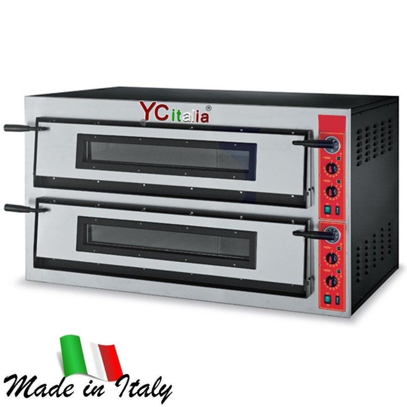 Forno pizza 6+6 elettrico mm 1370x850x750