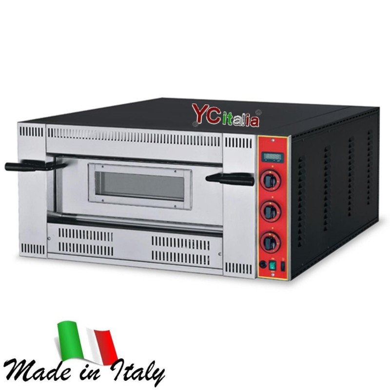 Forno a gas per pizza 6 1095x1300x470 mm|Forni pizza a gas