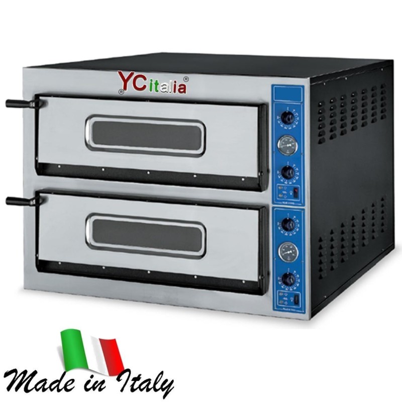 Forno pizza elettrico 6+6 mm 1010x1210x750