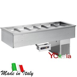 Vasca refrigerata statica con unità