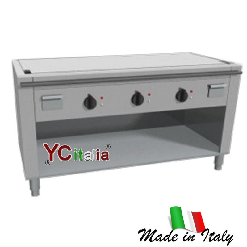 Teppaniaky elettrica 3 bruciatori