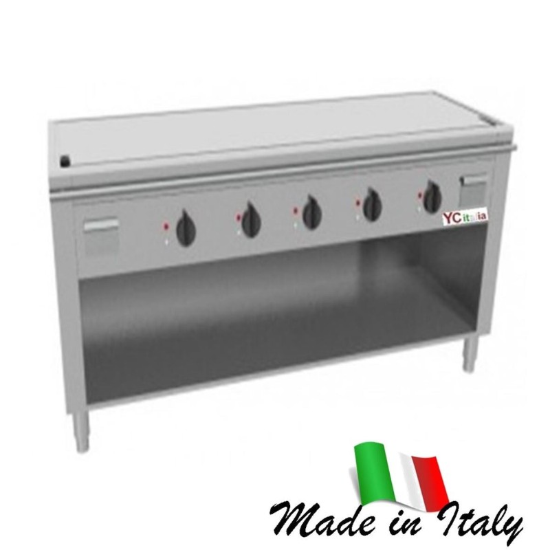 Teppaniaky elettrica 5 bruciatori|Elettrica