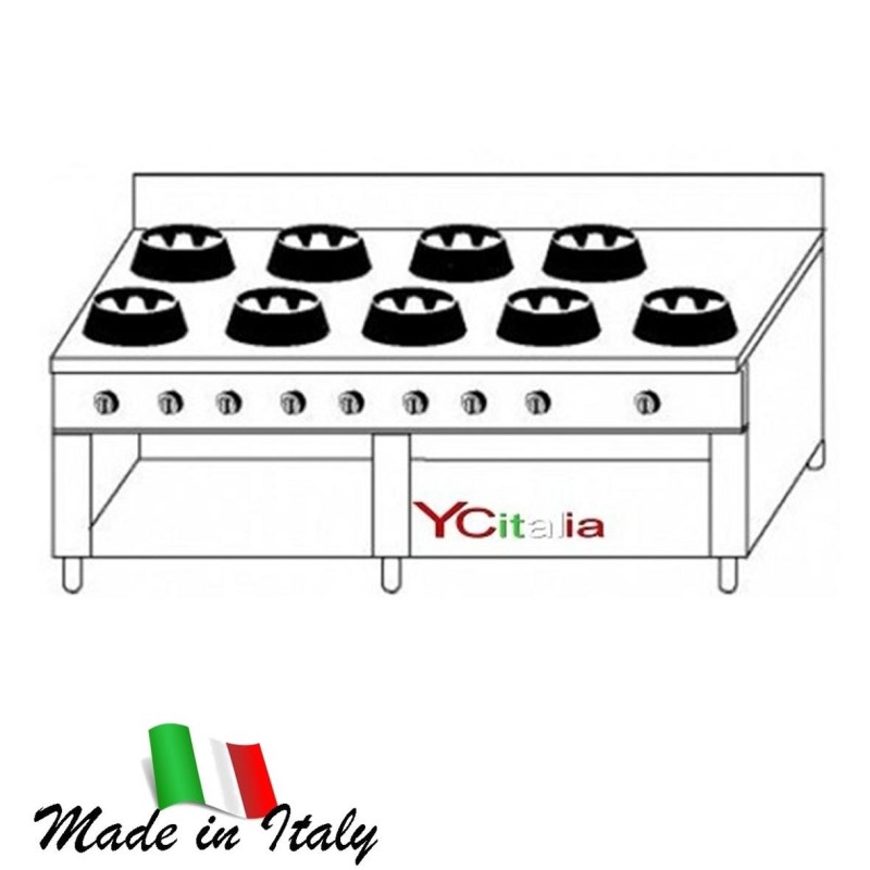 Cucina 9 fuochi cinesi a muro7.034,03 €7.116,00 €Cucina a muroF.A.R.H. Snc Di Bottacin Antonio & C