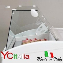 Vetrina gelato  vetri dritti professionale