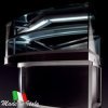 Vetrina fredda angolare vetri curvi bassi|Vetrina ventilata vetri bassi curvi refrigerata semilavorati 
