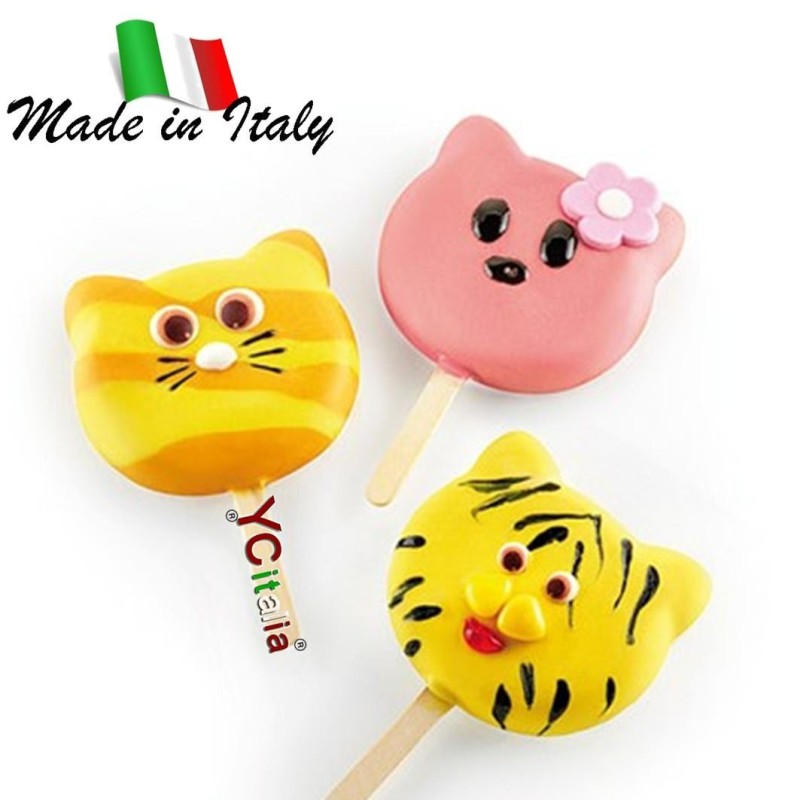 Silicone Ice Cream Print Cat