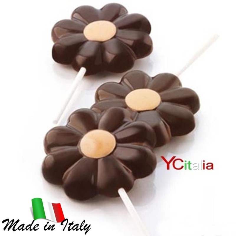 Stampi per lecca lecca in silicone Daisy Pop|Stampi per Lecca Lecca