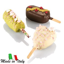 Stampo per gelato su stecco e ghiacciolo in silicone Mini Heart-ic38,00 €Stampi gelato con steccoF.A.R.H. Snc Di Bottacin Antonio & C