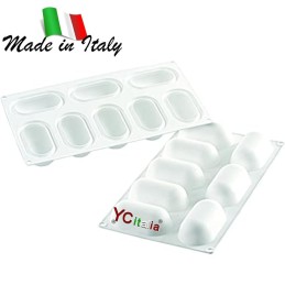 13,00 €F.A.R.H. Snc Di Bottacin Antonio & CStampo per decorazione vaschetta gelato OndaMoulures en silicone semi-coud réutilisables