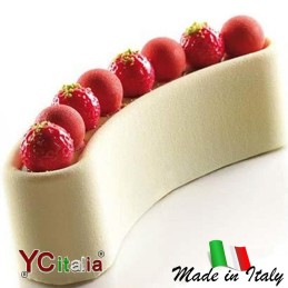 13,00 €F.A.R.H. Snc Di Bottacin Antonio & CStampo per decorazione vaschetta gelato OndaMoulures en silicone semi-coud réutilisables