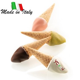 Stampo set 3 pz per cono gelato fiamma