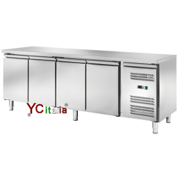 1 209,31 €F.A.R.H. Snc Di Bottacin Antonio & CTable frigo TN 3 portes lisseTableaux réfrigérés en acier inoxydable 700 profondeur