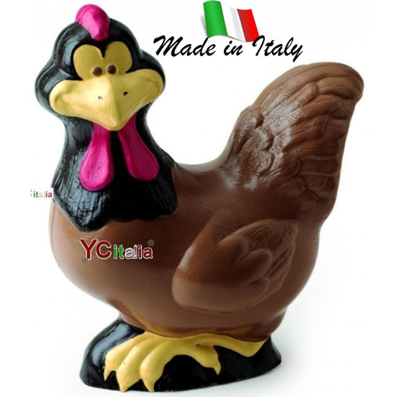 Belle moule en forme de poule