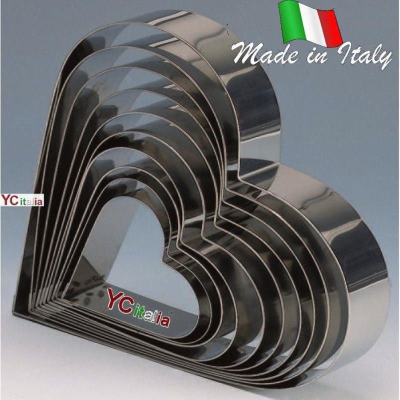 Fascia inox cuore h. 40mm12,30 €12,30 €Stampi pasticceria in acciaioF.A.R.H. Snc Di Bottacin Antonio & C