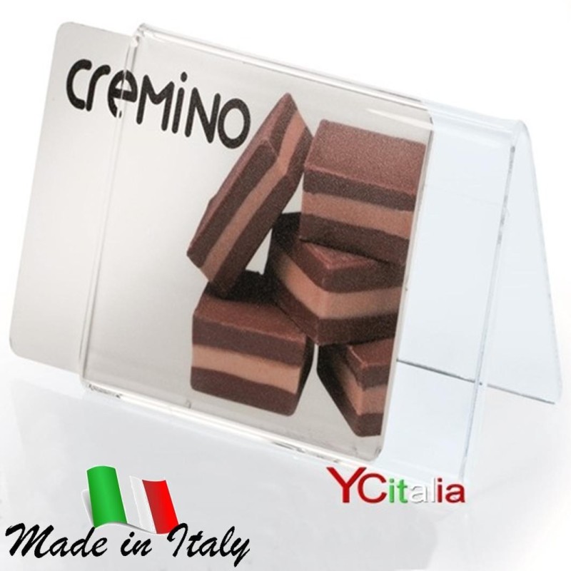 Porta cartellini segnagusto da appoggio, 10 pz