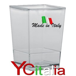 14,00 €F.A.R.H. Snc Di Bottacin Antonio & CContenitori Finger FoodBicchiere monouso quadrato colorato 60 ml, 100 pezzi