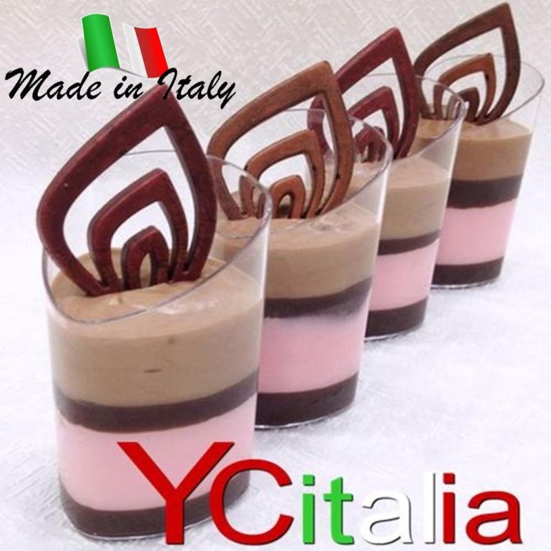 Bicchieri monouso 80 ml, 100 pezzi|Contenitori monouso pasticceria