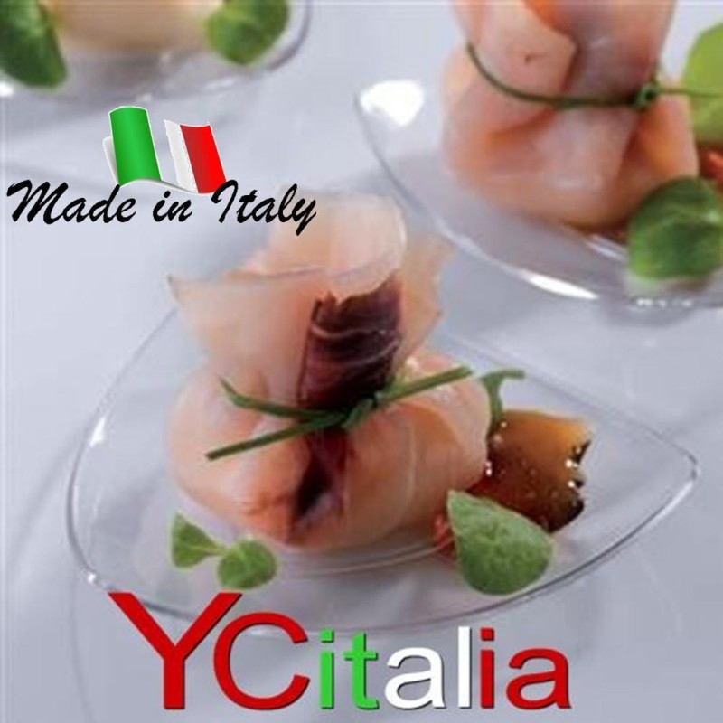 Piattini finger food bassi 20 ml, 100 pezzi|Piatti e vassoi finger food