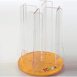 Porta coppette girevole a 4 file|Porta Coppette