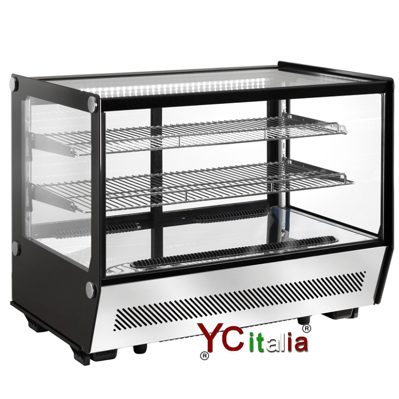 Vetrina con vetri dritti 880x568x686