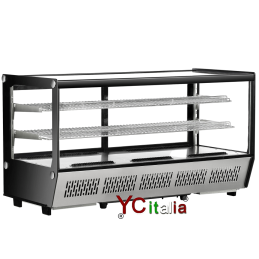 Vetrina vetri dritti da banco