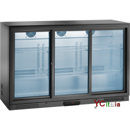 Congelatore a pozzetto con porte vetro temp da -13°C a -23°C - capacità 303  lt - ProjectFood