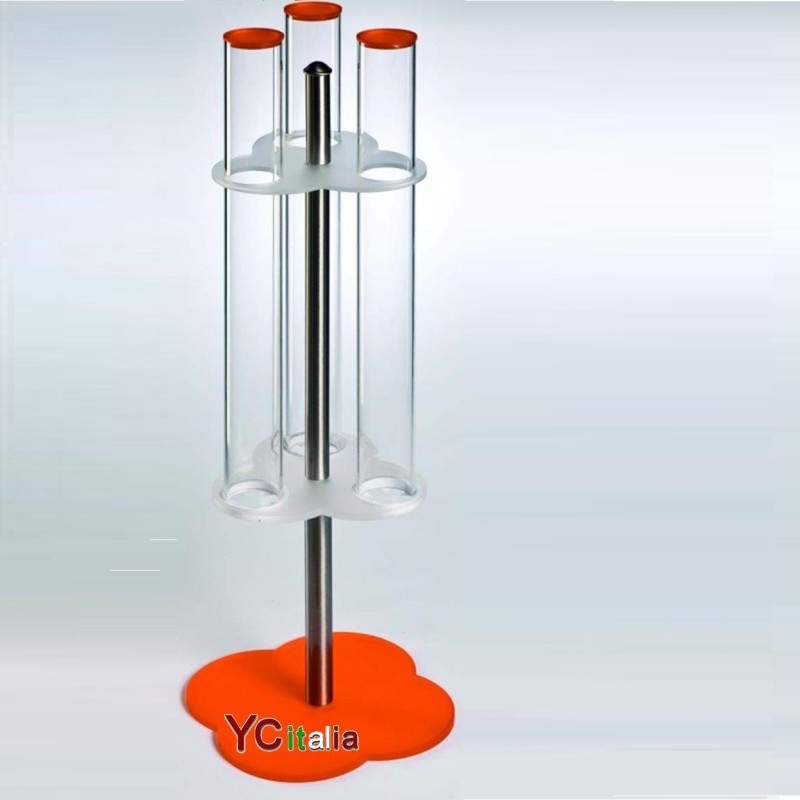 Porta Coni arancio girevole|Porta coni