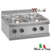 Cucina da banco quattro fuochi a gas