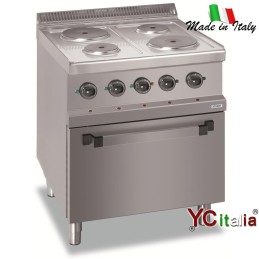 Cucina 6 piastre tonde con forno ventilato3.240,00 €Piastra tondaF.A.R.H. Snc Di Bottacin Antonio & C