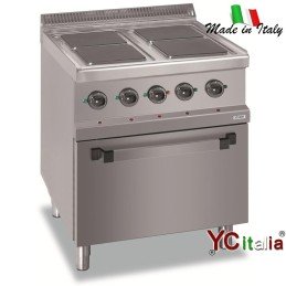 Cucina su mobile a quattro...