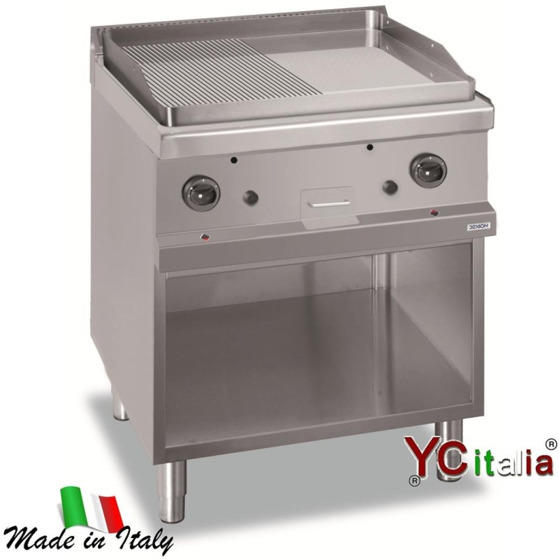 Fry top piastra cromata 1/2 liscia 1/2 rigata 70x71,42.497,00 €2.497,00 €Fry top con mobileF.A.R.H. Snc Di Bottacin Antonio & C