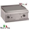 Fry top a gas con piastra rigata 70x71,4x25