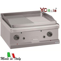 Fry top piastra cromata 1/2 liscia e 1/2 rigata2.070,00 €2.070,00 €fry top a gas da appoggio profondita 70 cmF.A.R.H. Snc Di Bottacin Antonio & C