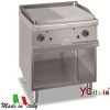 Fry top piastra elettrica 1/2 liscia e 1/2 rigata