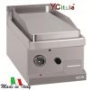 Fry top elettrico da banco con piastra liscia 40x71,4x25