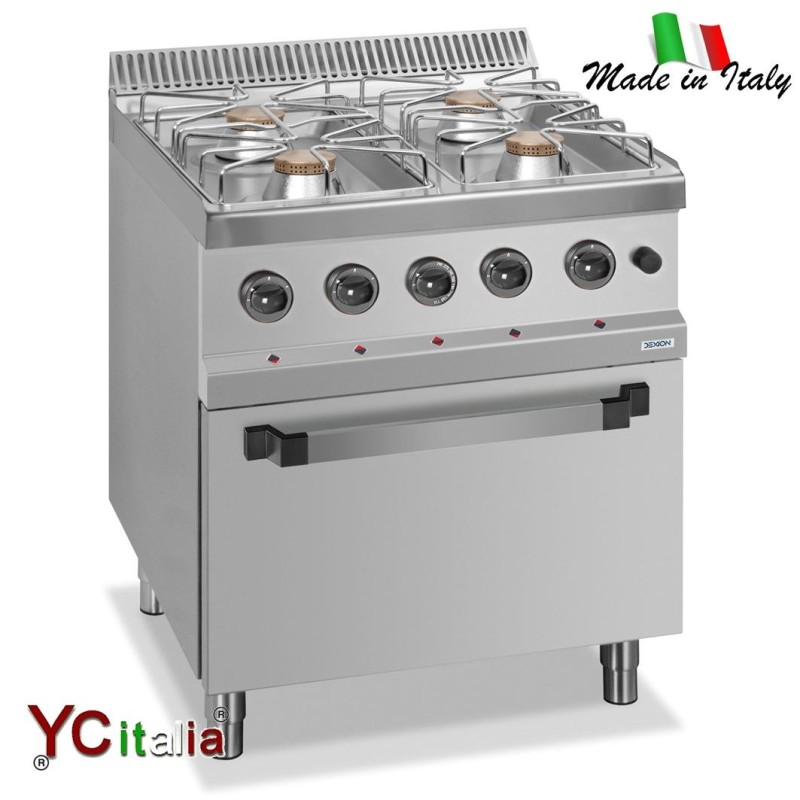 Cucina 4 fuochi a gas e forno elettrico2.817,00 €Cucina a gas con forno statico profondita 900F.A.R.H. Snc Di Bottacin Antonio & C